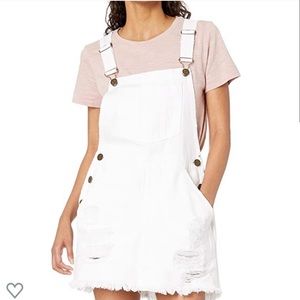 Show me your mumu white overall skirt